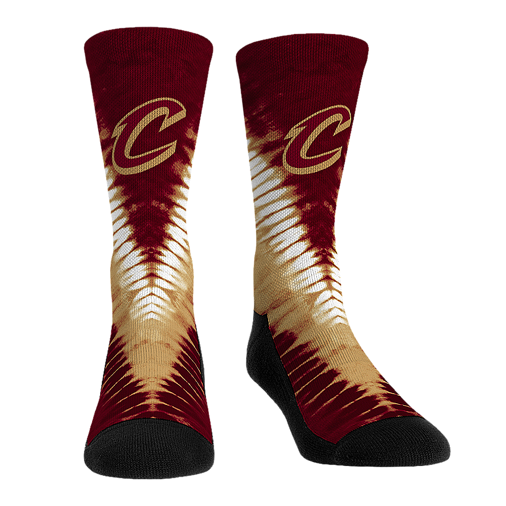 Cleveland Cavaliers - V Shape Tie Dye Crew Socks
