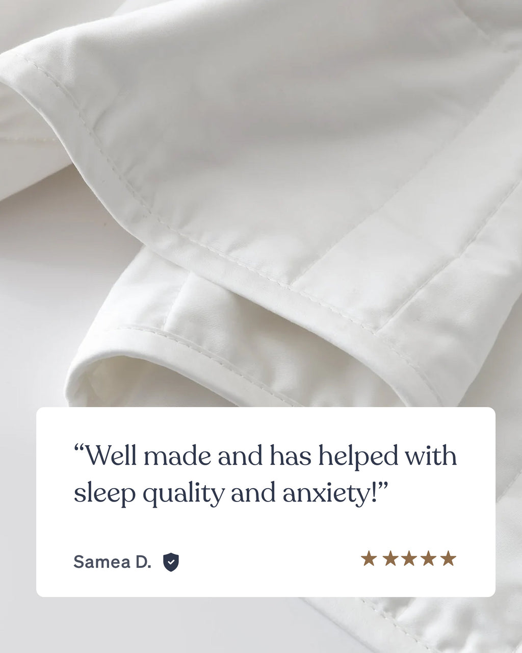 Weighted Comforter