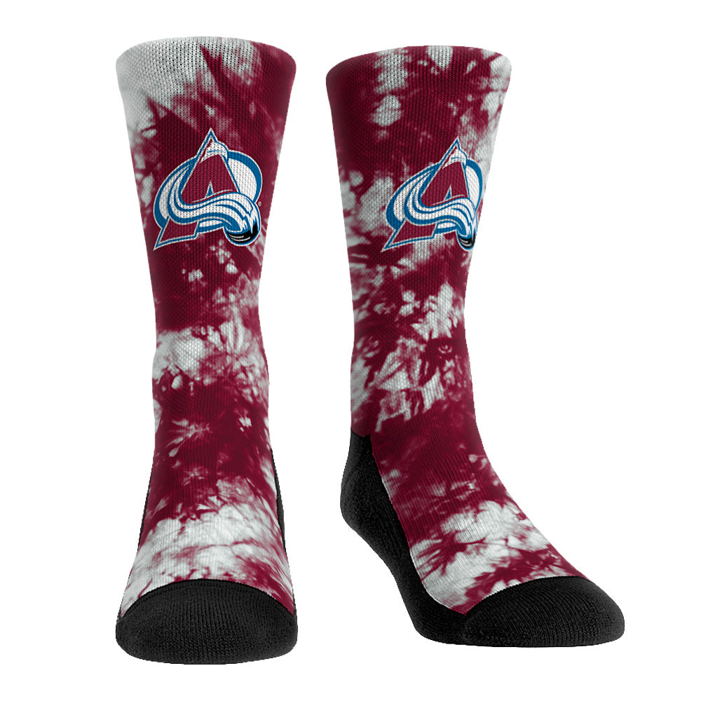 Colorado Avalanche - Team Tie Dye Crew Socks
