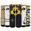 Colorado Buffaloes - Super Fan Crew Socks 5-Pack