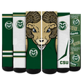 Colorado State Rams - Super Fan Crew Socks 5-Pack