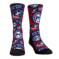 Columbus Blue Jackets - Logo Sketch Crew Socks