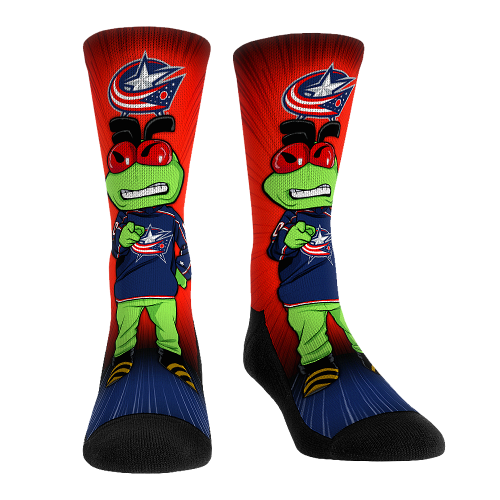 Columbus Blue Jackets - Mascot Pump Up! Crew Socks