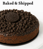 Andy Anand Gluten - Free Cookies & Cream Cake, 9 - Inch, 2 lb – Hand - Baked, All - Natural, No Preservatives, Birthday & Celebration Gift Box
