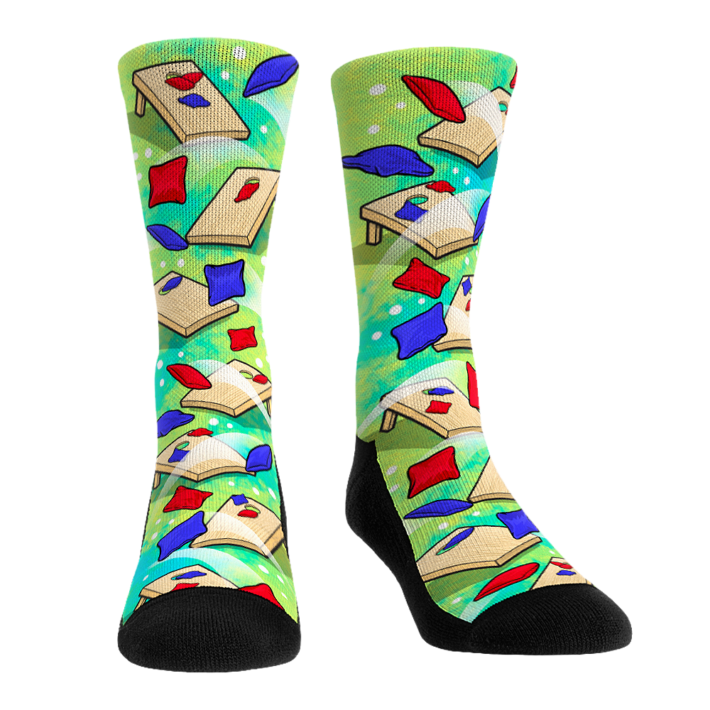 Cornhole - All-Over Crew Socks