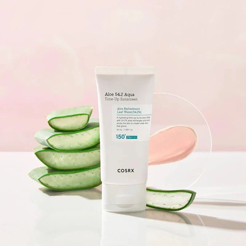 Cosrx Aloe 54.2 Aqua Tone-Up Sunscreen SPF50+ PA++++