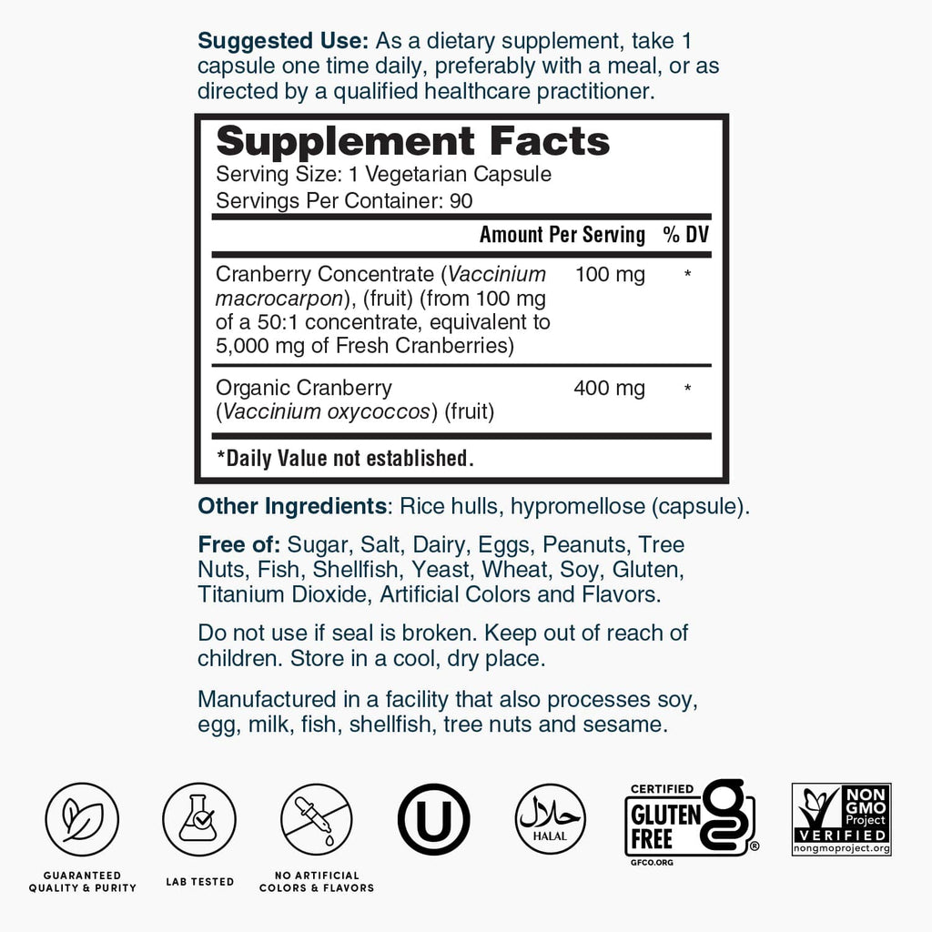 Cranberry 5400 mg - 90 Capsules