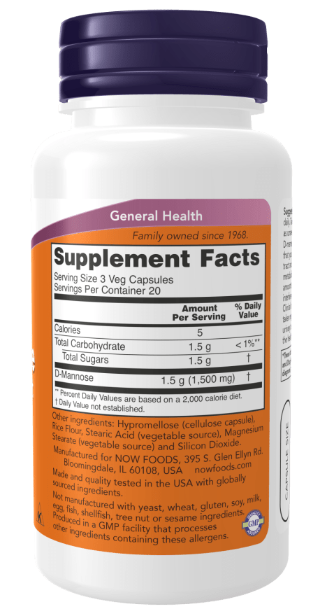 D - Mannose 500 mg