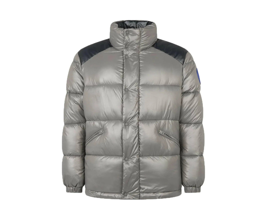 Save The Duck Luck Glossy Puffer Men Jacket Mid Grey
