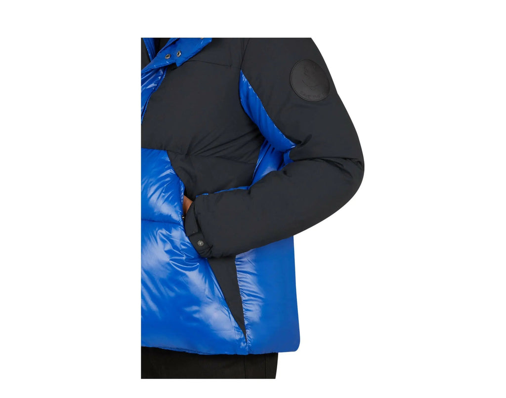 Save The Duck Luma Hooded Puffer Men Jacket Twilight Blue/Black