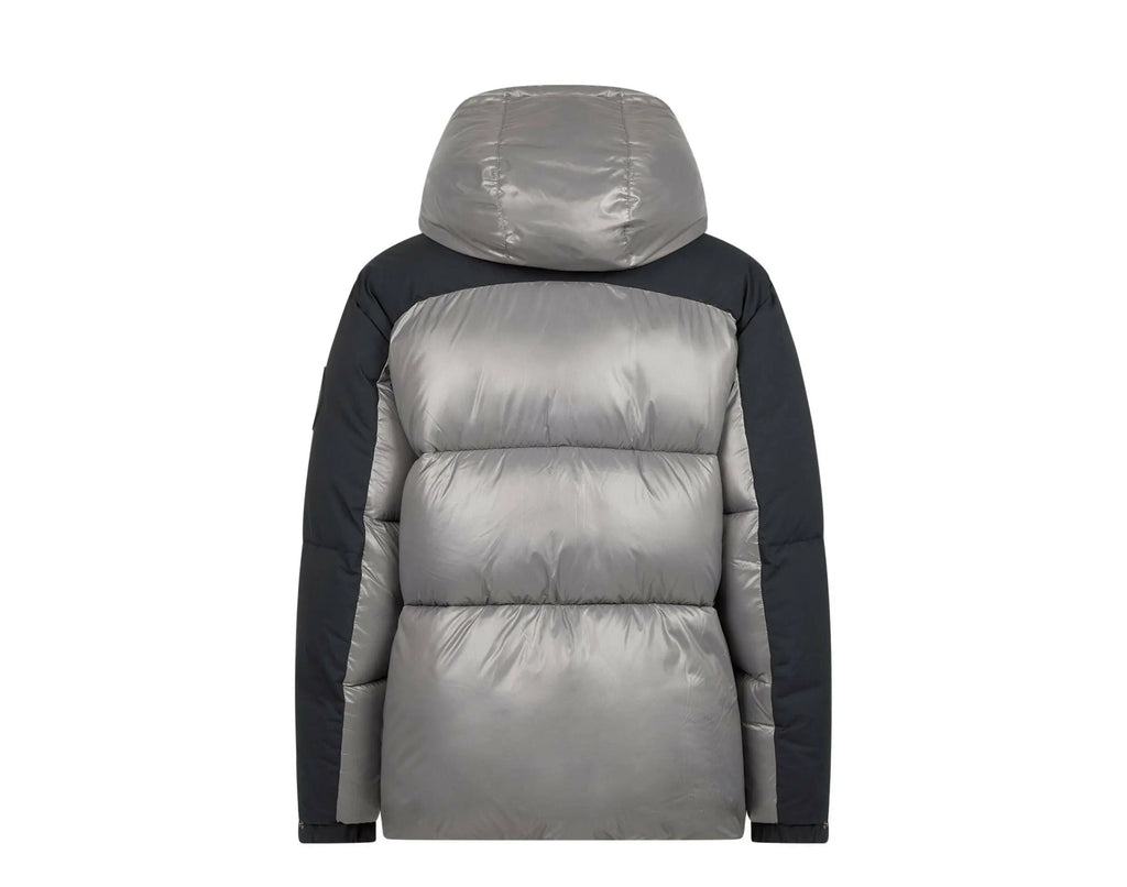 Save The Duck Luma Hooded Puffer Men Jacket Mid Grey/Black