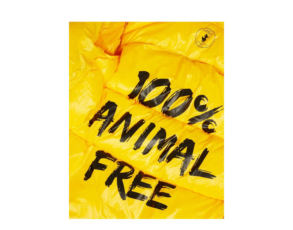 Save The Duck Luma Hooded Puffer Men Jacket Chrome Yellow/Black