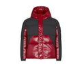 Save The Duck Luma Hooded Puffer Men Jacket Mineral Red/Black