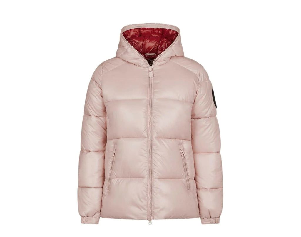 Save The Duck Luck Hooded Puffer Women Jacket Blush Pink