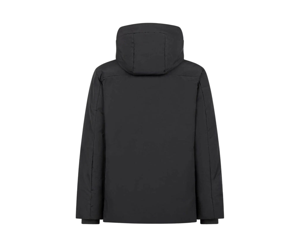 Save The Duck Copy Faux Fur Hooded Parka Men Jacket Black