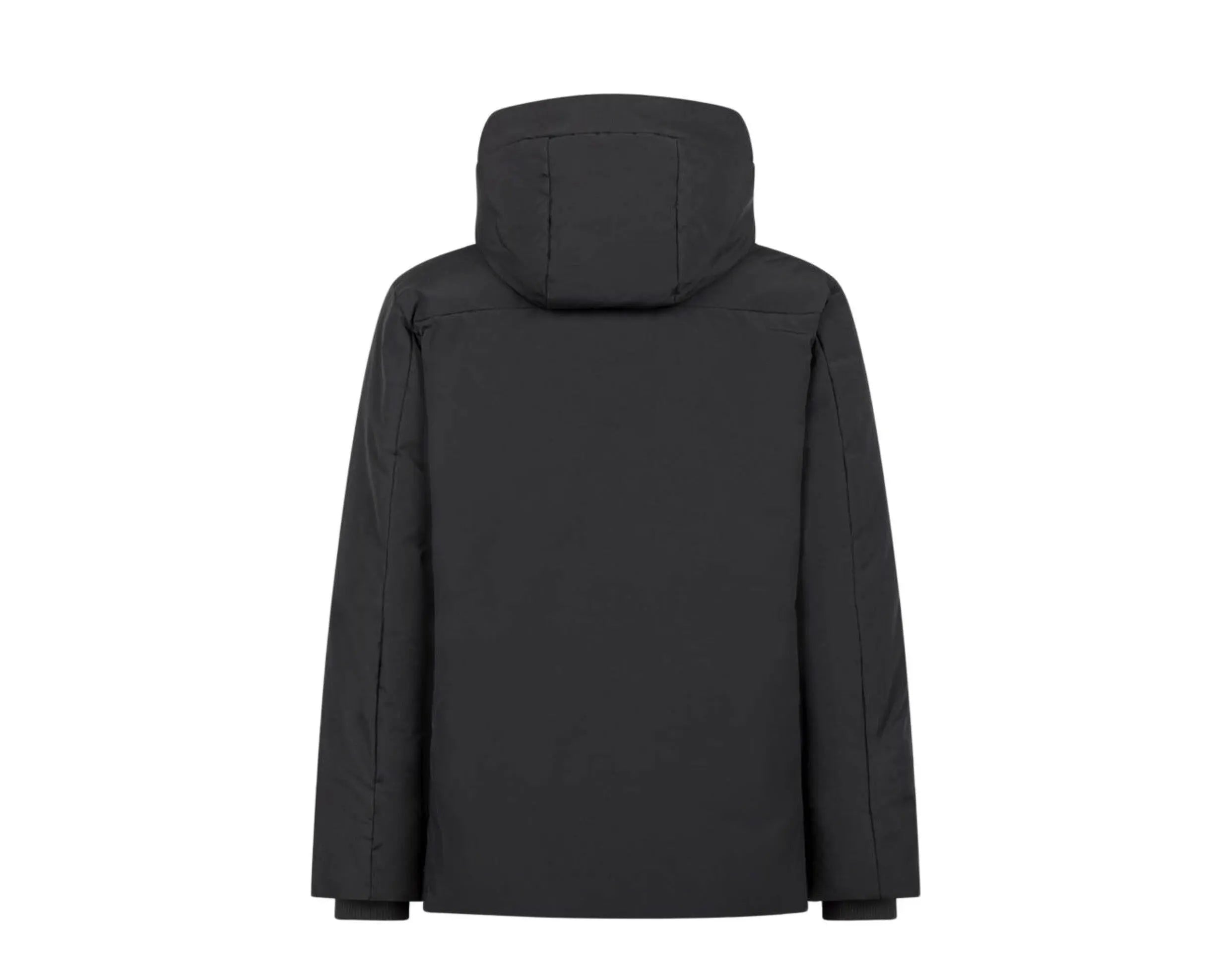 Save The Duck Copy Faux Fur Hooded Parka Men Jacket Black