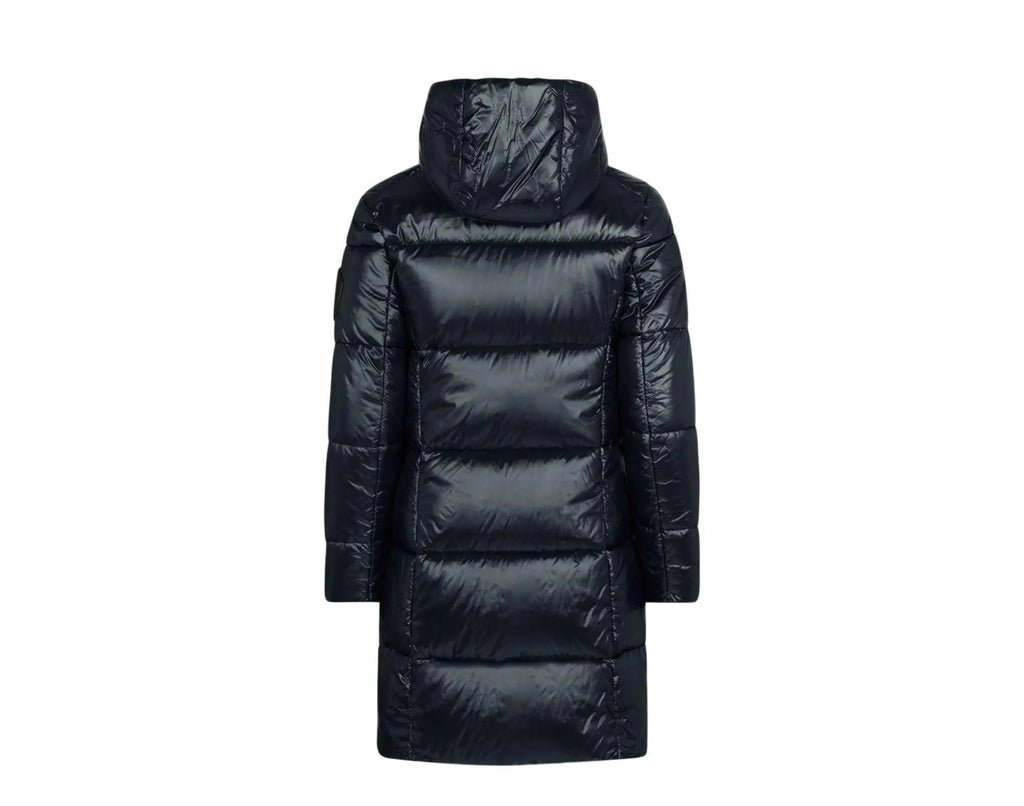 Save The Duck Luck Maxi-Quilted Hooded Women Coat Black