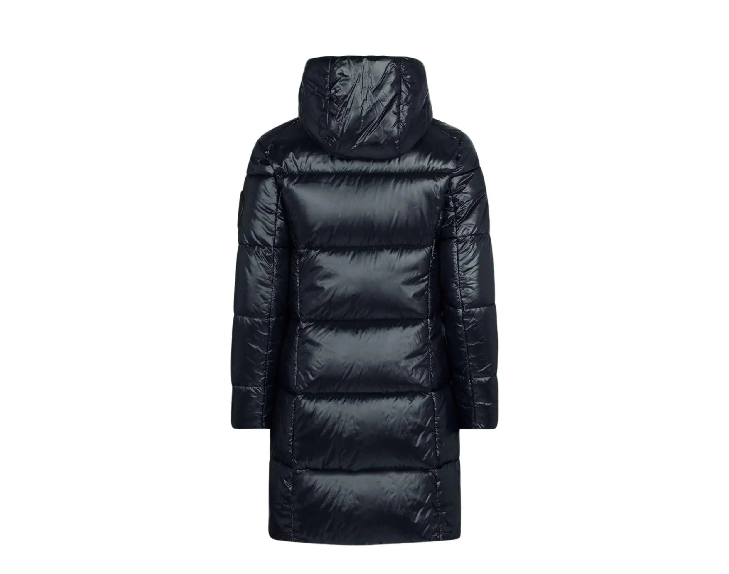 Save The Duck Luck Maxi-Quilted Hooded Women Coat Black