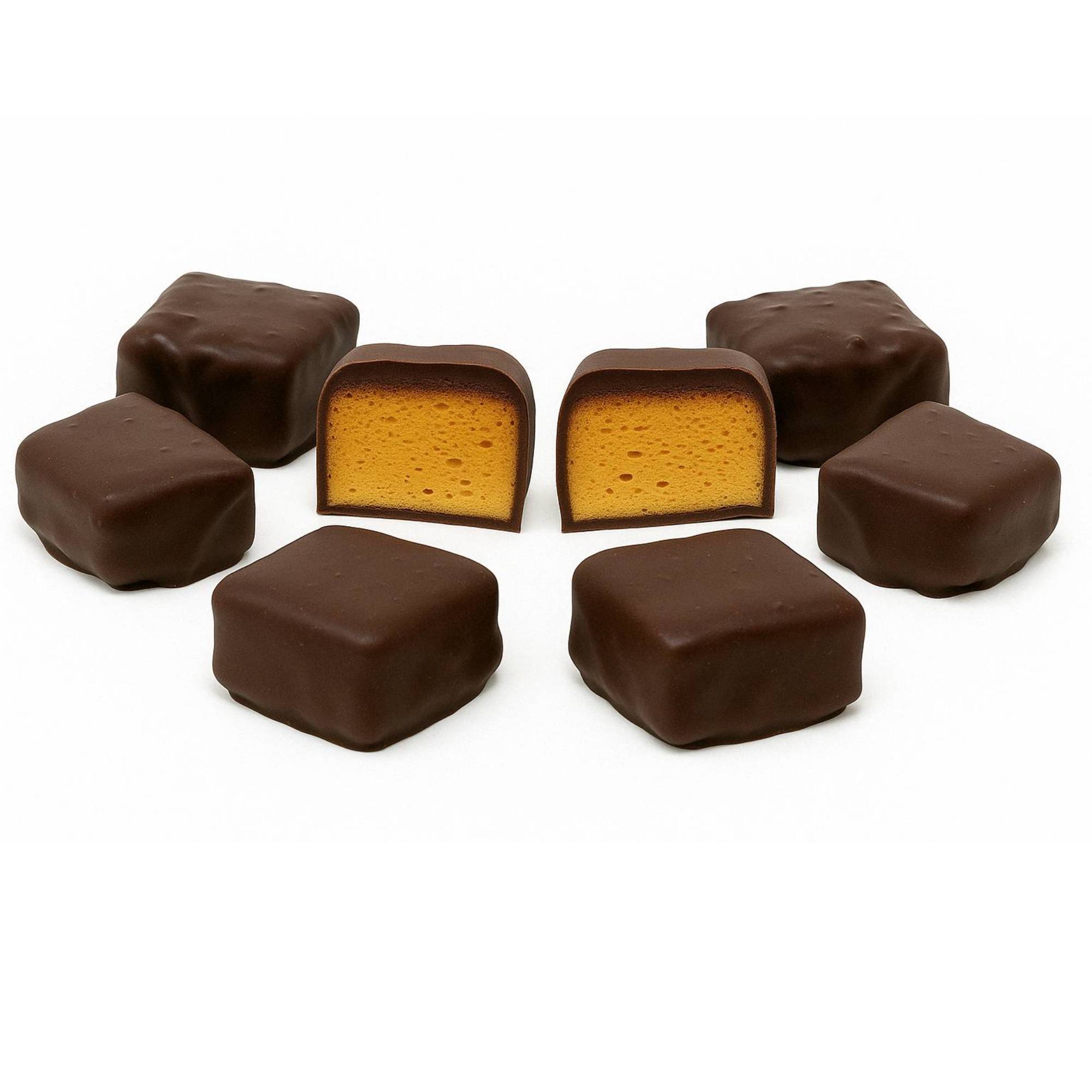 Andy Anand Luxurious Dark Chocolate Honeycomb, 1 lb – Gourmet Gift Box, All - Natural, No Preservatives, Vegan Indulgence, Birthday Gift Box