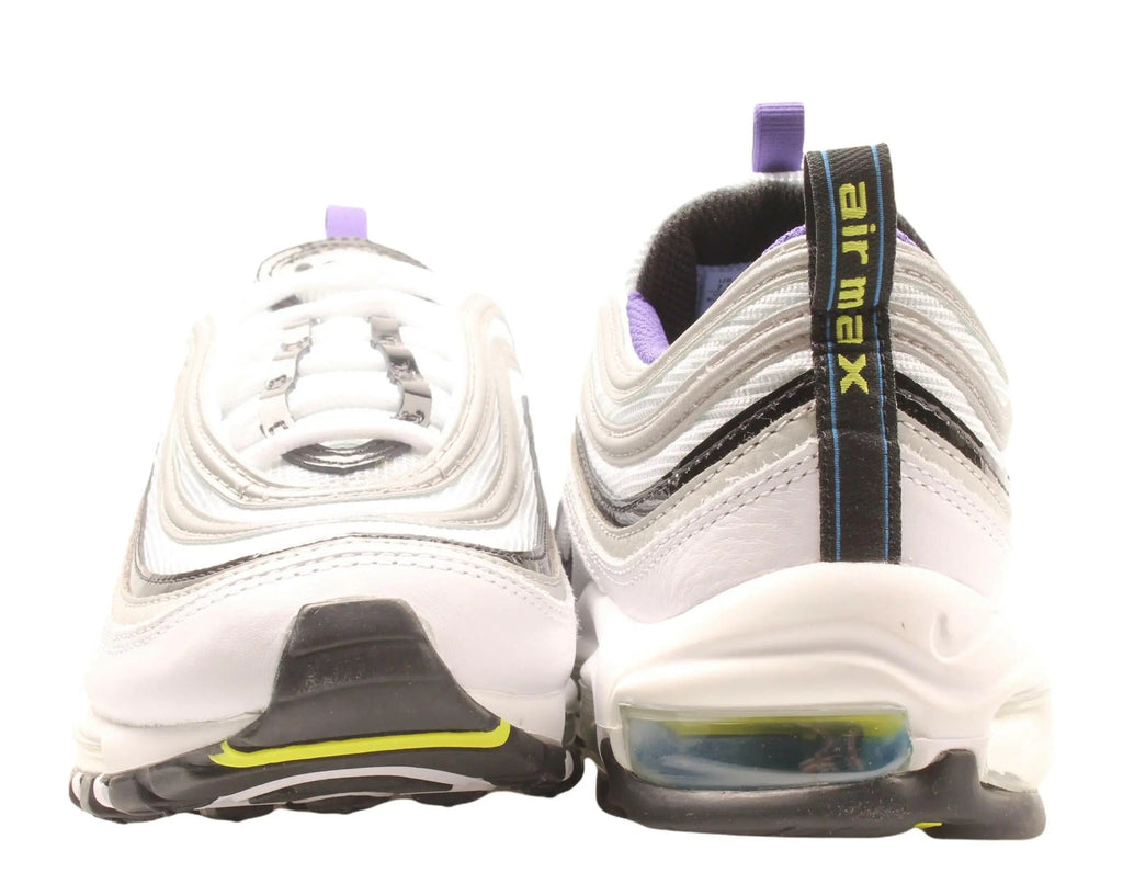 Nike Air Max 97 Men Running Sneakers White/Court Purple-Black
