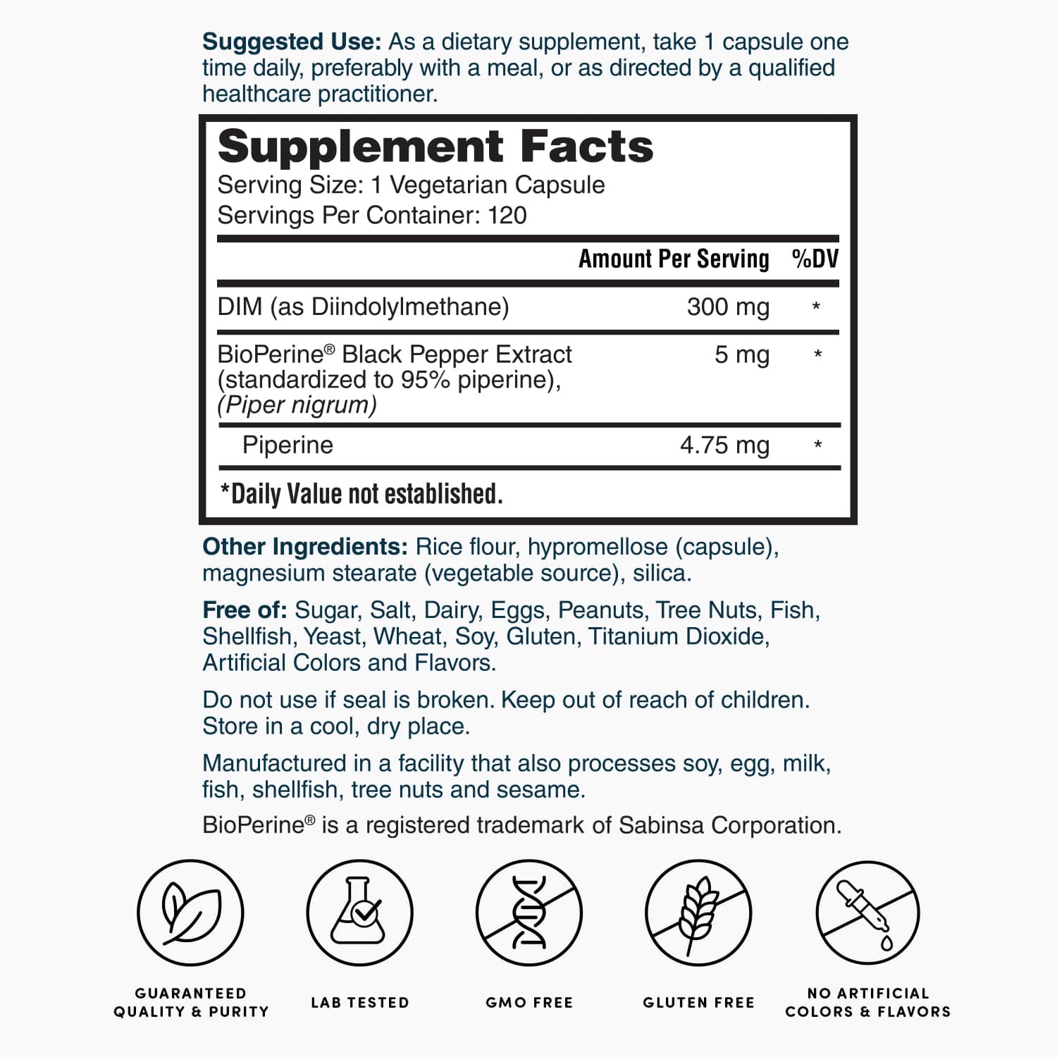 DIM 300 mg - 120 Capsules