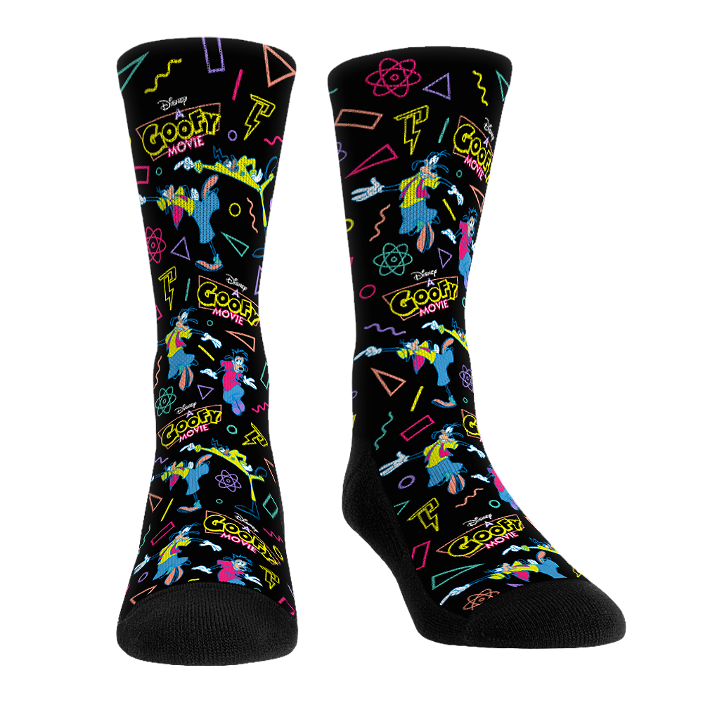 A Goofy Movie - Powerline Pattern Crew Socks