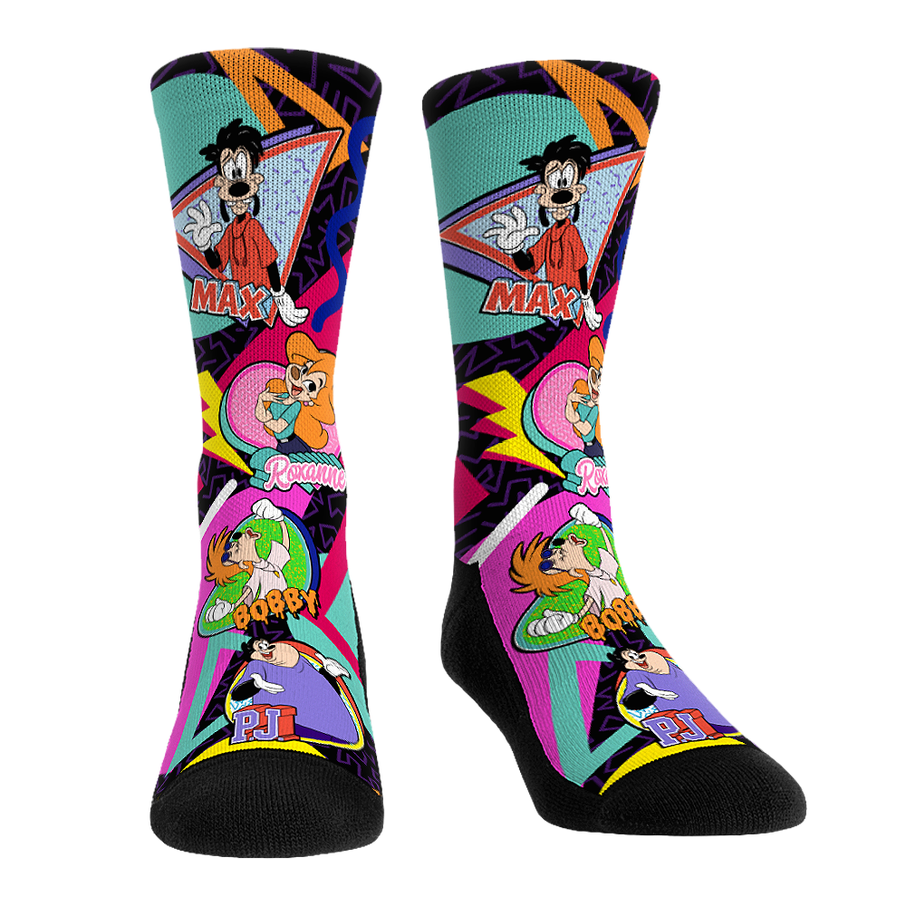 A Goofy Movie - Throwback All-Over Crew Socks