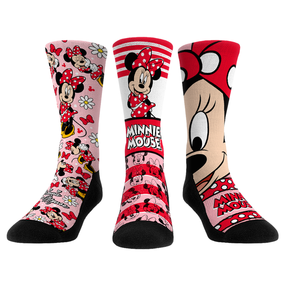 Minnie Mouse - 3-Pack Crew Socks