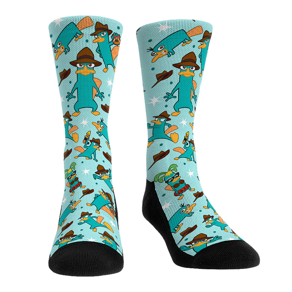 Phineas and Ferb - Perry All-Over Crew Socks