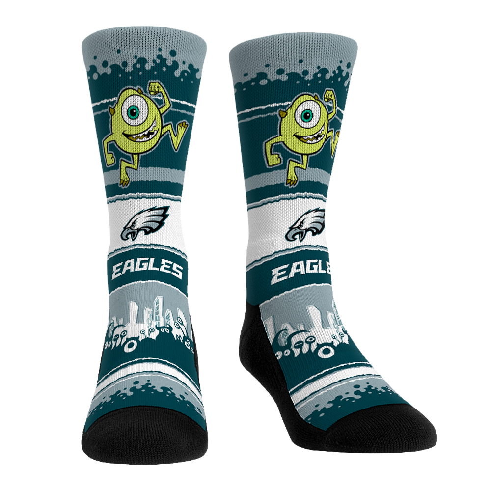 Philadelphia Eagles - Monsters, Inc. - Mike Crew Socks