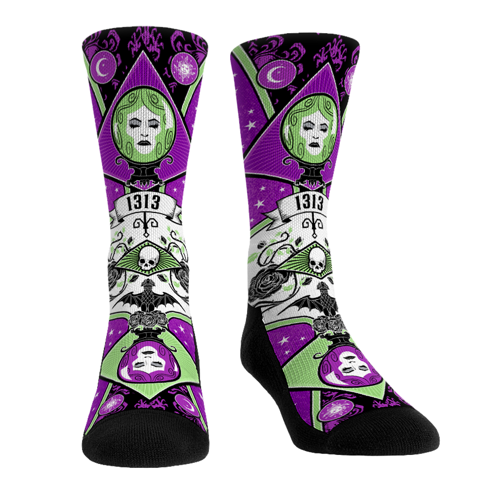 The Haunted Mansion - Madame Leota Tarot Crew Socks