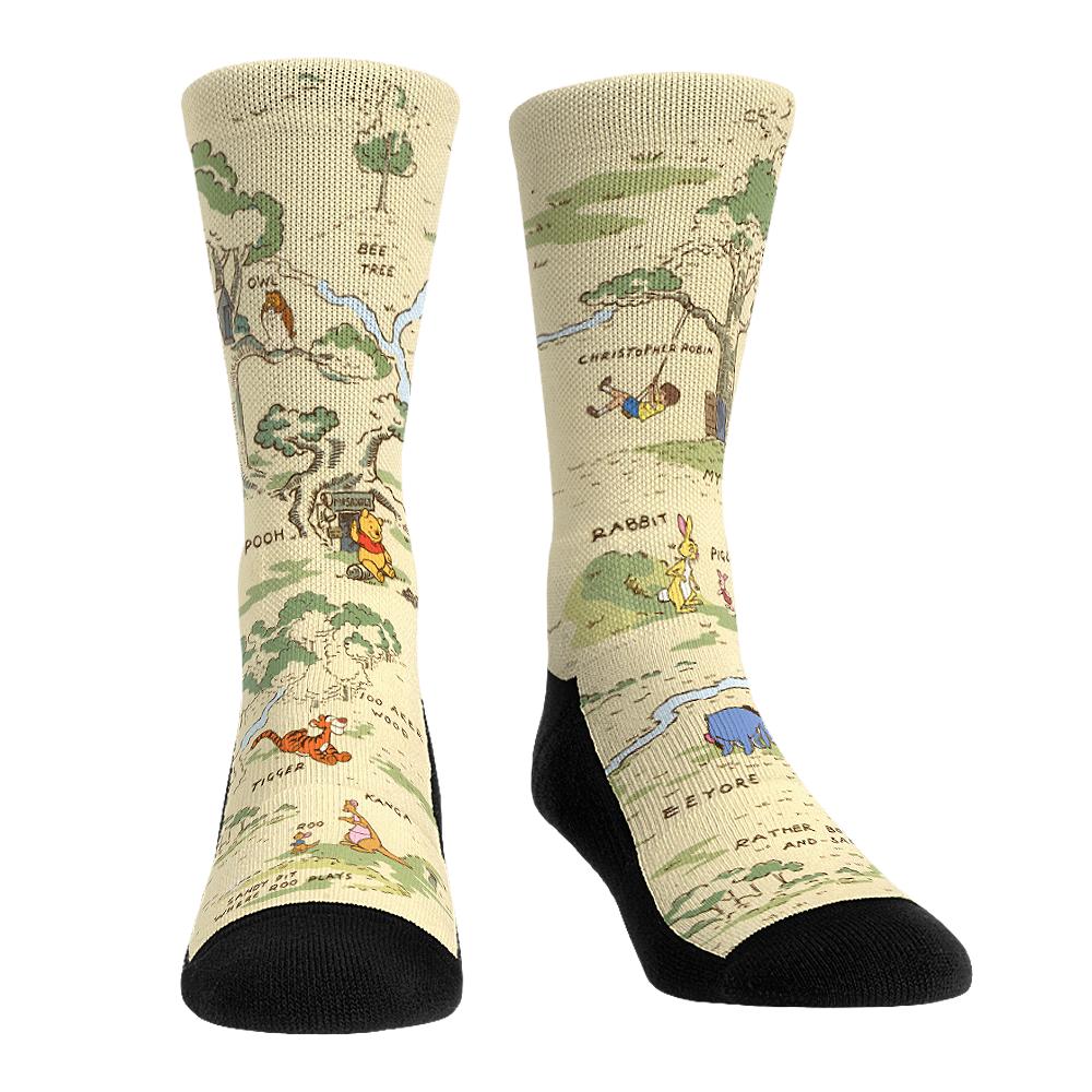 Winnie the Pooh - Hundred Acre Wood Crew Socks