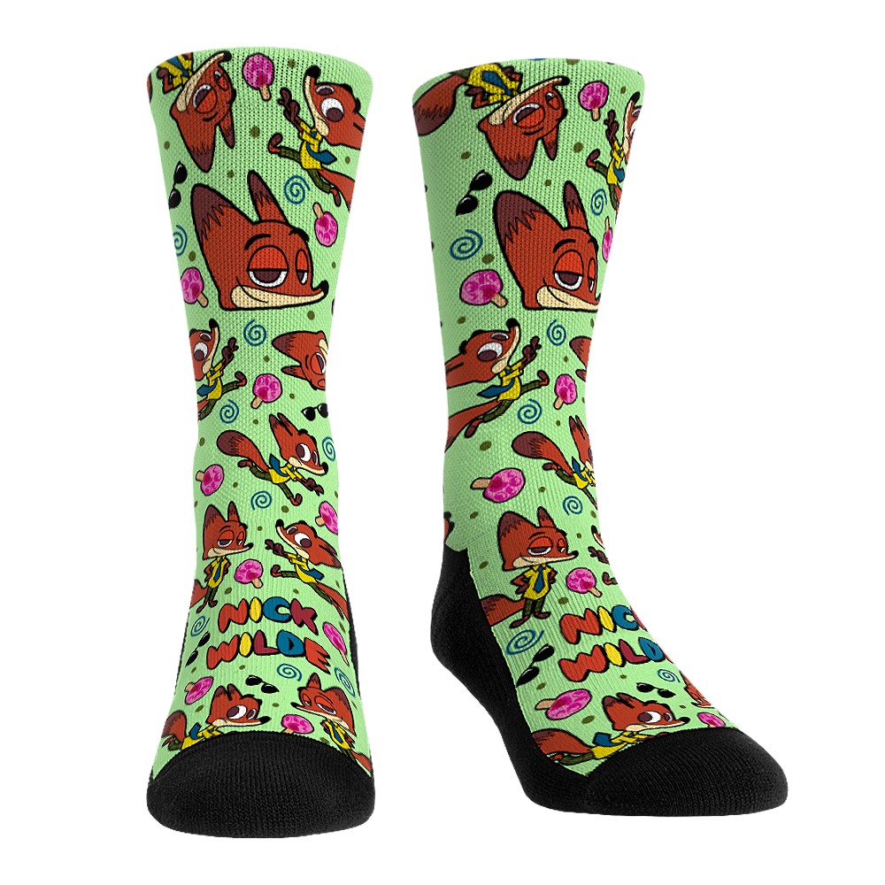 Zootopia - Nick Wilde All-Over Crew Socks