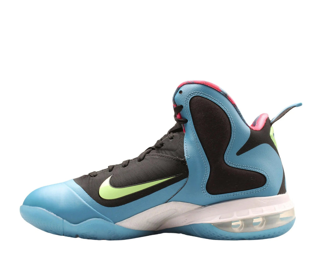 Nike Lebron 9 South Coast Men Basketball Shoes Black/Lime Glow-Dutch Blue