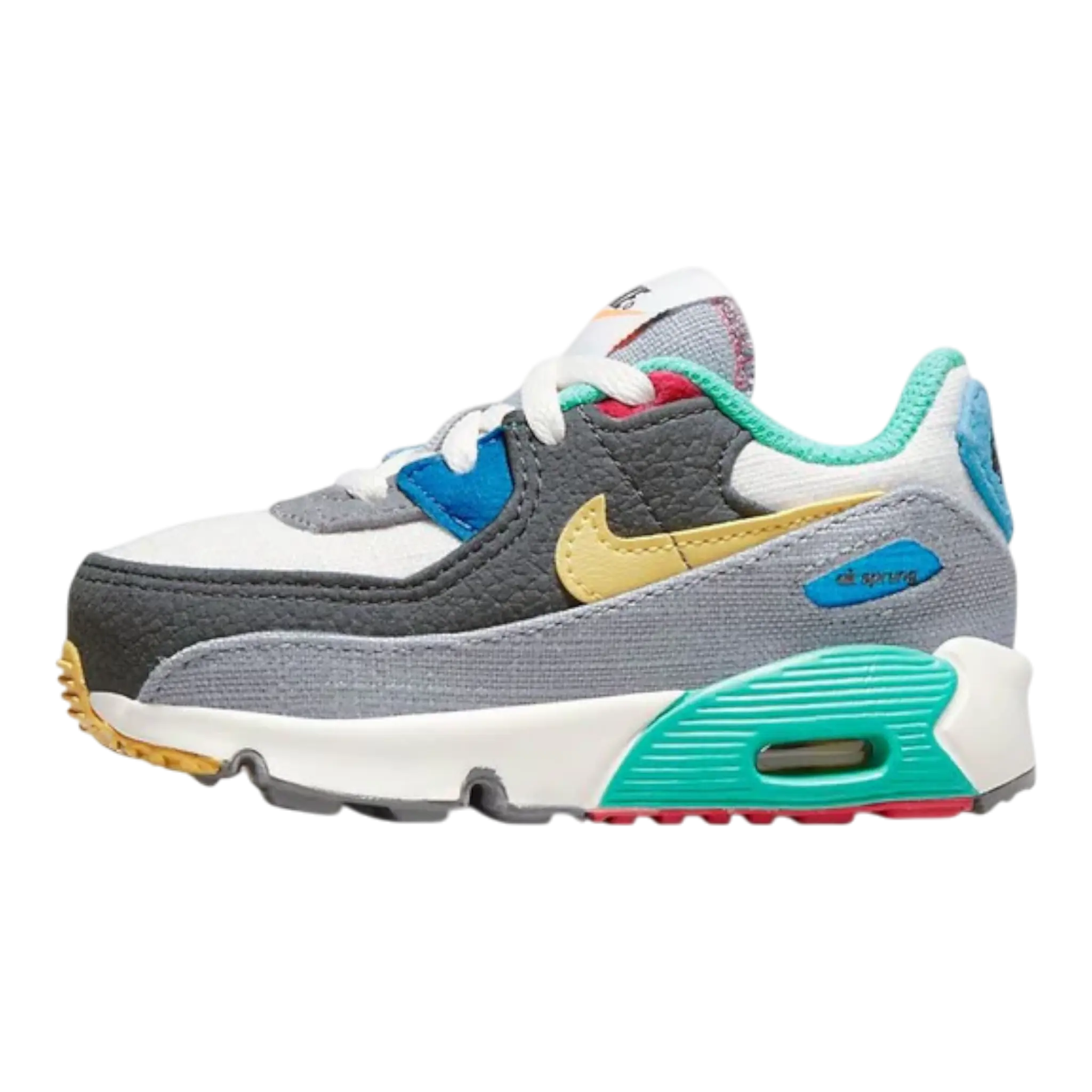 Nike Air Max 90 LTR (TD) Toddler Shoes Phantom/Iron Grey/Rush Pink/Celery