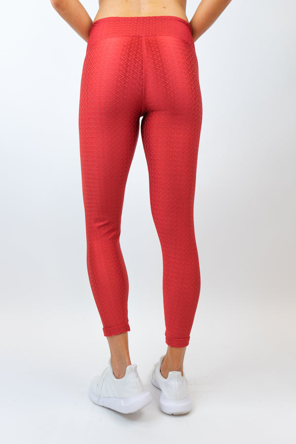 Bryn Reversible Legging - Crimson