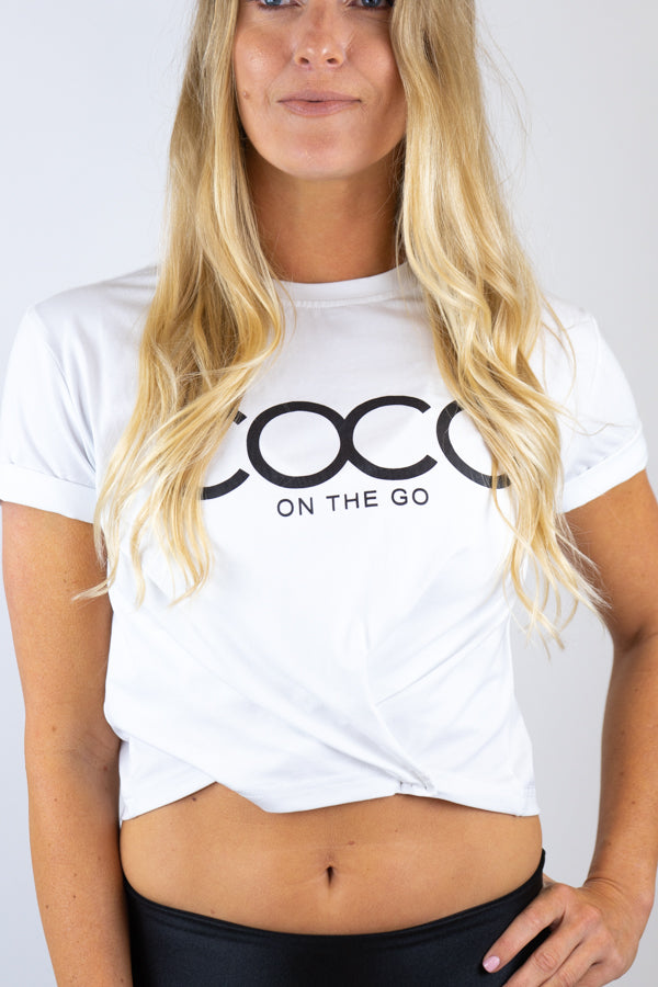 Nicole's Crop T - Shirt - White