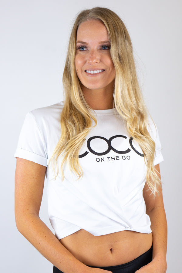 Nicole's Crop T - Shirt - White
