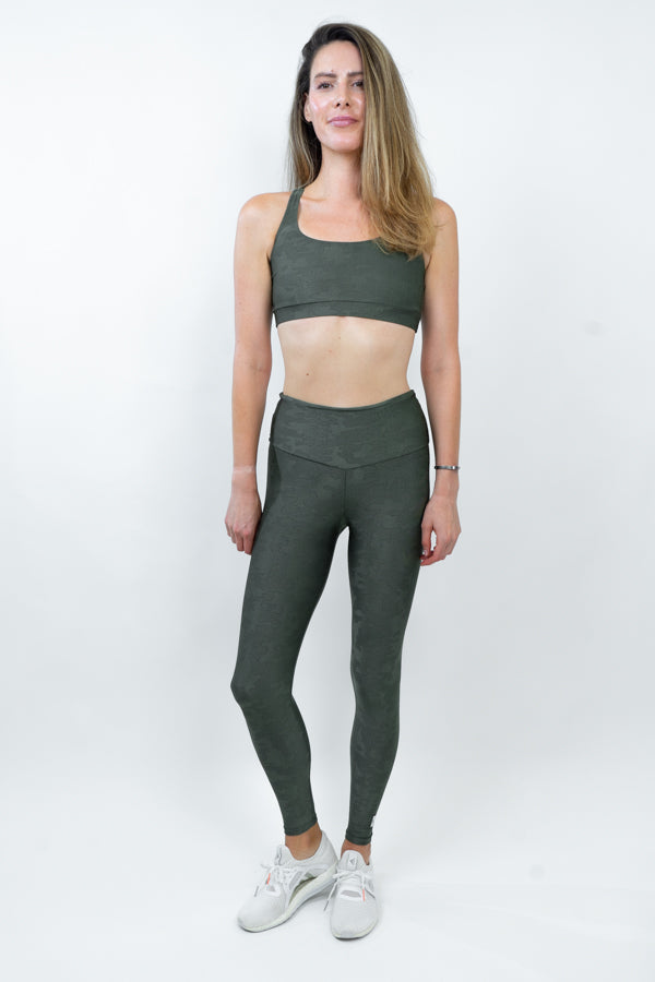 TOKYO HIGH - WAIST LEGGING - ARMY GREEN