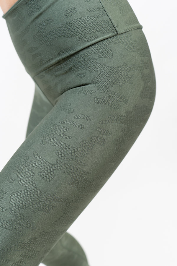 TOKYO HIGH - WAIST LEGGING - ARMY GREEN