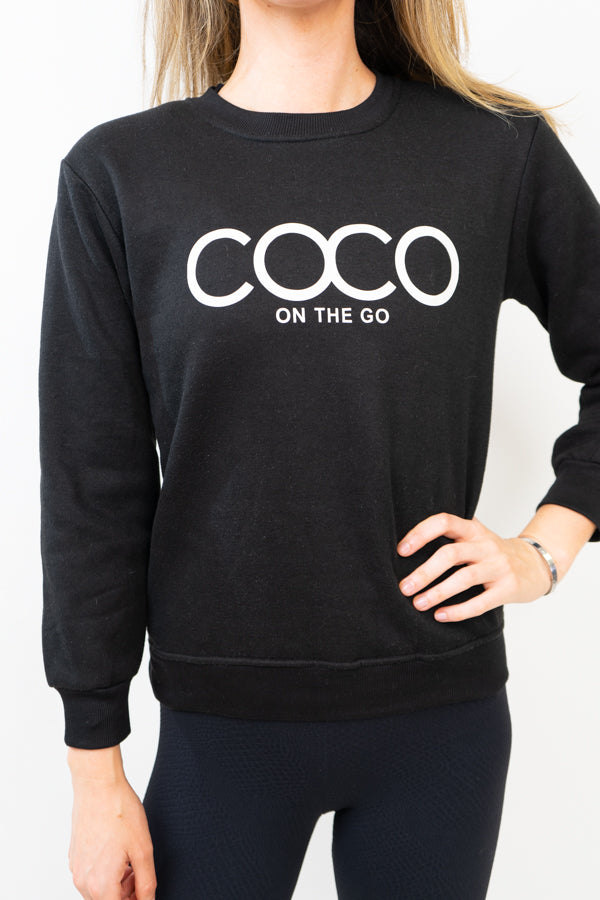 COCO Sweatshirt - Black - Final Sale