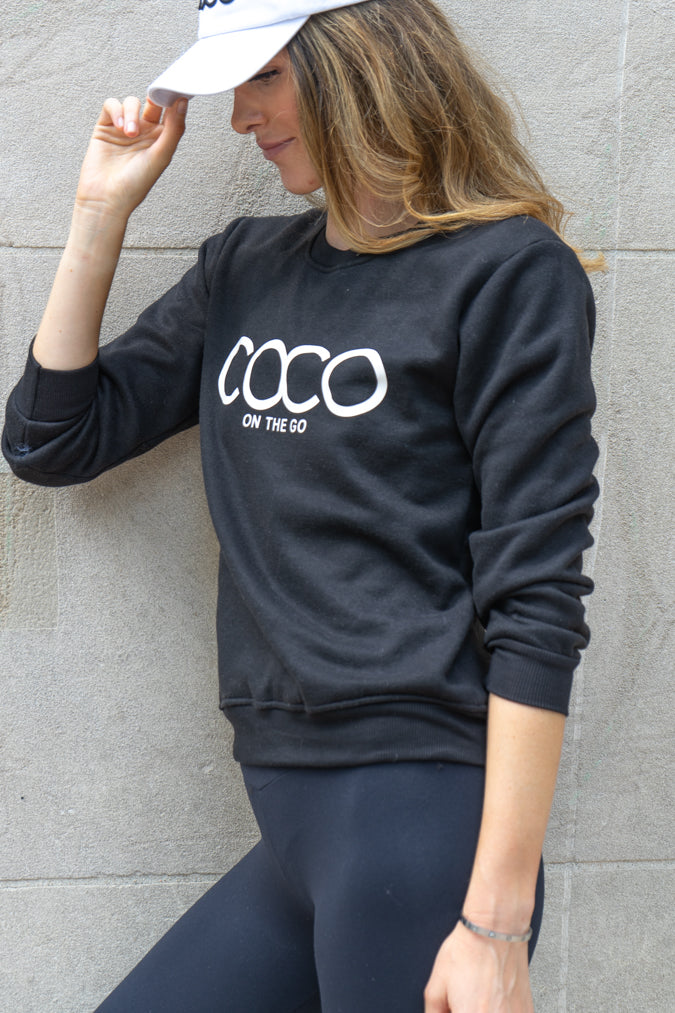 COCO Sweatshirt - Black - Final Sale