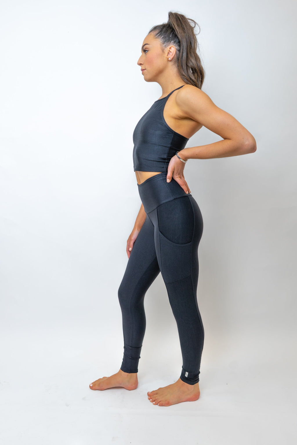 Paloma Pocket Legging - Black