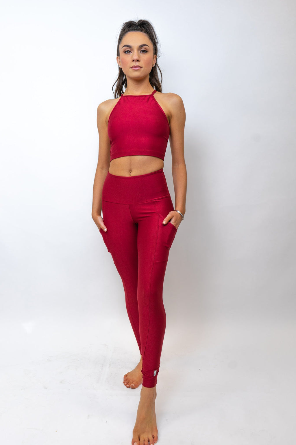 Paloma Sports Bra - Red