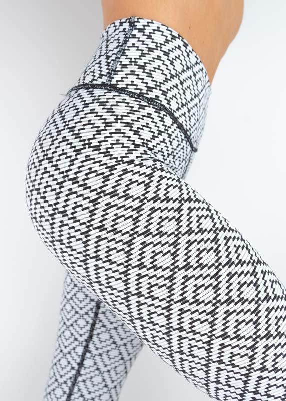 Fandi Reversible Legging - Black/White