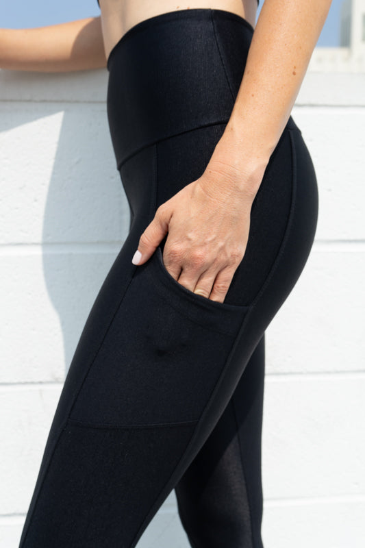 Paloma Pocket Legging - Black