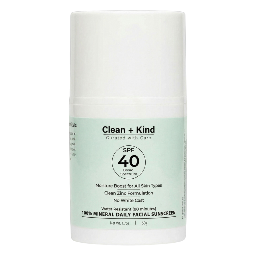 Untinted Daily Moisturizing Sunscreen – SPF 40