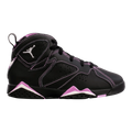 Jordan 7 Retro Kids Shoes Black/Barely Grape/Rush Fuchsia