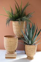 WONDERWALL ‘Maison Élégance’ Split Cane Basket, 3 Size Options