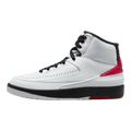 Jordan 2 Retro Kids Shoes White/Varsity Red/Black